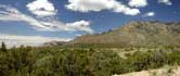 The Sandia Mountains in NM