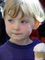 A Dutch boy with his ice cream in Nice