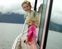 Riding the ferry to Forsyth Island